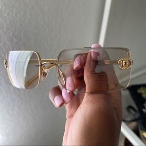 Vintage Chanel Rhinestone Sunglasses